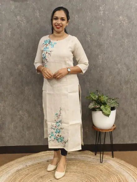 Product KURTIS_LINEN_GTZ-12084